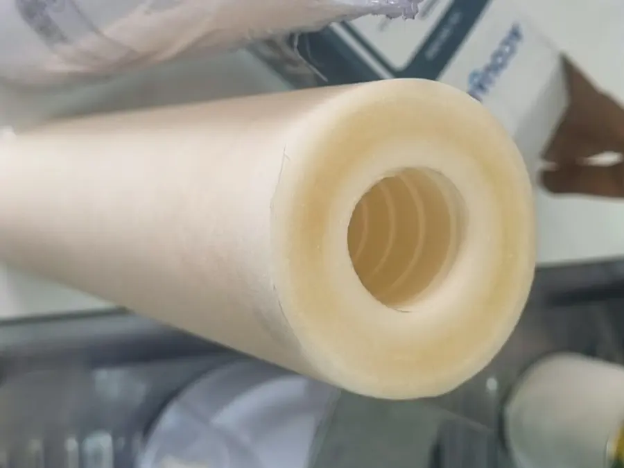 Refil de purificador retirado para troca